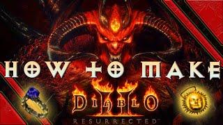 Diablo 2 Resurrected - How to make Caster Amulets and craft Caster Rings