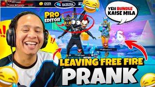 Surprising Pro FF Girls with New Rare Bundle & I Left Free Fire Prank  Tonde Gamer