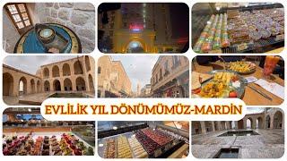 EVLİLİK YIL DÖNÜMÜMÜZ-MARDİN’E GİTTİK-KASIMİYE MEDRESESi-NELER YAPTIK?ORAYI GEZEMEDİK#seravlog#tatil