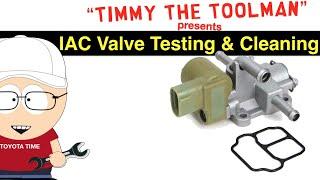 IAC Valve Testing and Cleaning