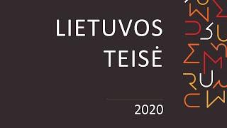 Lietuvos teisė 2020