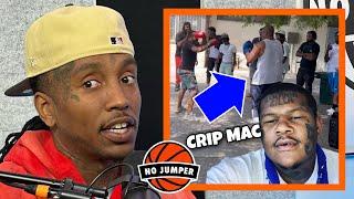 Crip Mac Fights Blood Member In His Hood