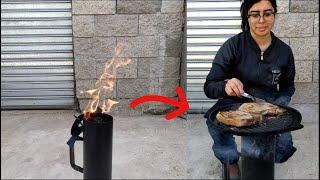 Estufa Cohete Portátil definitiva / The Ultimate Rocket Stove Simple Camping Rocket Stove Build DIY