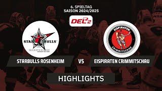 DEL2: Starbulls Rosenheim vs. Eispiraten Crimmitschau | Highlights - 6.Spieltag | SDTV Eishockey