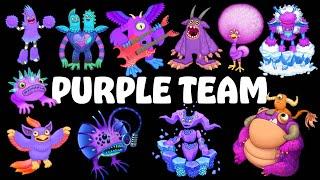 All Purple Monsters (All Sounds & Animations) | My Singing Monsters