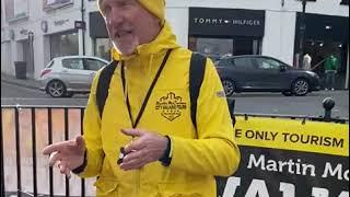 Philip O’Neill, guide with Martin McCrossan Walking Tours, Derry