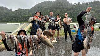 MERAMBAT PAKAI PUKAT PANJANG // PANEN IKAN NILA BABON // DANAU TERBIAR KAMPUNG CHUPAK //