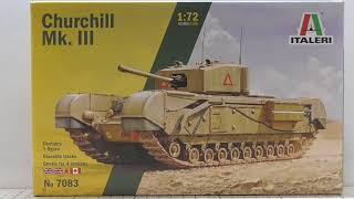 ITALERI 1/72 CHURCHILL Mk.Ⅲ Kit Review