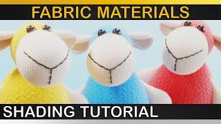 V-Ray | How to create FABRIC MATERIALS | Sheen Effects, Displacement, VRayFur