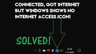 Solved: Windows 10 shows NO INTERNET ACCESS but internet is WORKING. Let's fix this error!