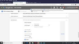 Setup AdWords Call Extensions