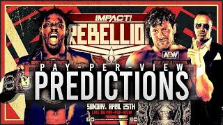 Impact Wrestling Rebellion 2021 PREDICTIONS