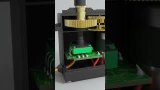 servo motors| 3d Animation #shorts #animation