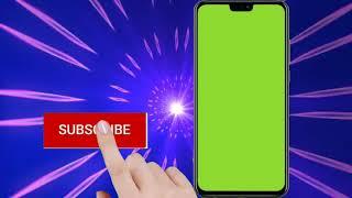 Green screen Mobile frame with animated background/no copyright