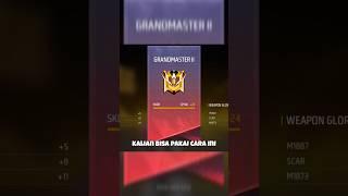 CARA CEPAT PUSH RANK KE GRANDMASTER FREE FIRE #shortvideo