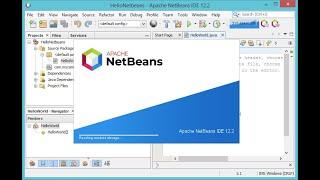 Create your first project with Netbeans 12.2