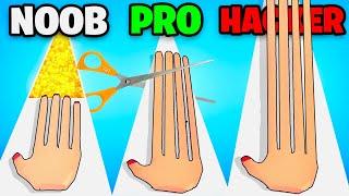 NOOB vs PRO vs HACKER su FINGER STACK!! *Le DITA PIÙ LUNGHE del MONDO*