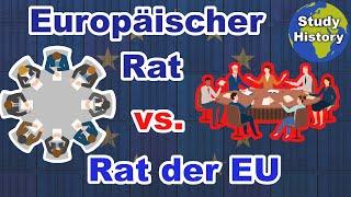 Europäischer Rat vs Rat der EU I Aufgaben und Unterschiede einfach erklärt