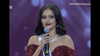 Ahtisa Manalo Q & A Performance | Top 5 | Miss Universe Philippines 2024 Coronation