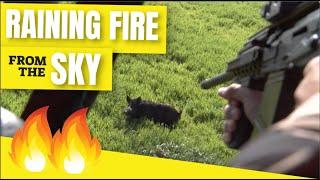 ULTIMATE HELICOPTER HOG ERADICATION CLIP - Pigman & Uncle Ted Rain Fire From the Sky in TEXAS.