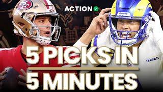 NFL Week 2 Expert Bets & Predictions: 5 Picks in 5 Minutes with Maria Marino & Chris Raybon