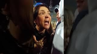 The crazy lady and Joe at the U2 show