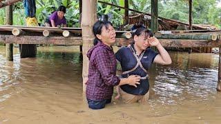 The terrible flood happened at night - Everything was flooded with water