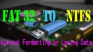 How to Convert FAT32 to NTFS Without Formatting or Losing Data
