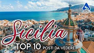 Sicilia: Top 10 Posti e Luoghi più Belli da Visitare | 4K