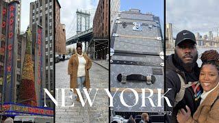 VLOGMAS- NEW YORK PT 2- WE'RE IN BROOKLYN, DUMBO BRIDGE, ROCKEFELLER CENTER TREE| BRIANA RENAE