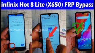 infinix Hot 8 Lite (X650) FRP Bypass Without PC