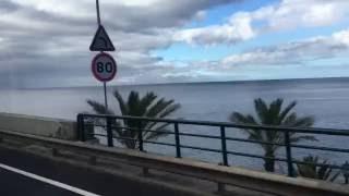 Spectacular Bus Ride from Funchal to Madeira Airport, Portugal - 3rd July, 2016