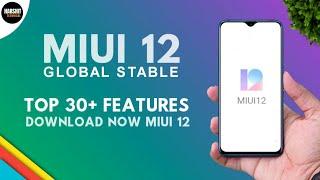 MIUI 12 Global FIRST LOOK | TOP 30+ Features MIUI 12 Global Stable | MIUI 12 INDIA UPDATE