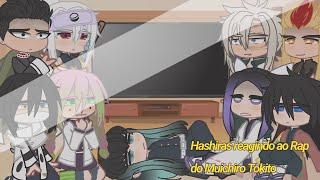 •||•Hashiras reagindo ao Rap do Muichiro Tokito - Sting|Kimetsu no Yaiba - Gacha Club•||•