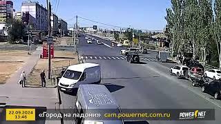 ДТП (авария г. Волжский) ул. Карбышева - ул. Оломоуцкая 22-09-2024 13-46