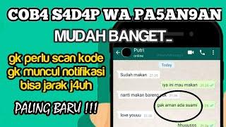 cara login wa jarak jauh terbaru tanpa notifikasi dan scan kode qr