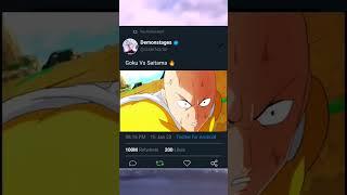 Goku Vs Saitama | Comment Down Who Will Win #Shorts #dbs #dbz #dbs2  #Saitama #SaitamaVsGoku