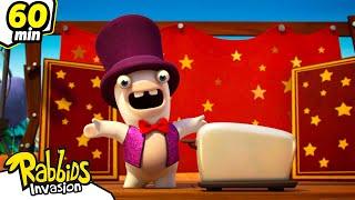 RABBIDS INVASION |1H Compilation : The Magician Rabbids | New episodes | Cartoon for kids