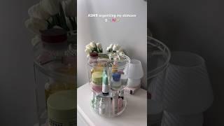 ASMR aesthetic skincare organization🫧 #skincare #aesthetic #asmr #asmrsounds #organization