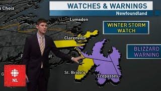 Big storm coming! Ryan Snoddon's latest #nlwx forecast