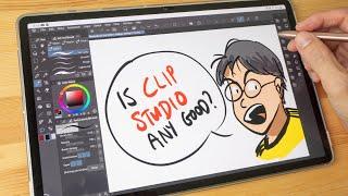 How good is Clip Studio on an Android tablet (Tab S7+)