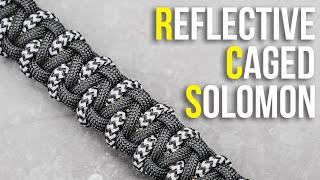 Super Reflective Caged Solomon Paracord Bracelet Tutorial | Ventumgear Paracord