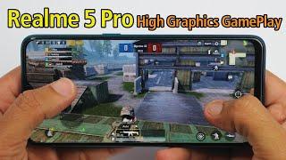 PUBG Mobile on Realme 5 Pro Gaming Test (High + HDR Graphics)