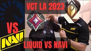 MAKING READS AND ADJUSTING - LIQUID VS NAVI VCT LA 2023 DAY 1 MAP 1 FRACTURE