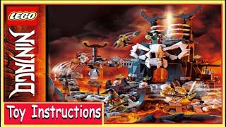 Skull Sorcerer's Dungeons 71722 | NINJAGO®  |  Lego Building Instructions @BrainyNerd