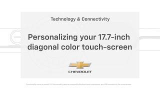 How to Personalize Your Infotainment System | Chevrolet