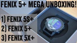 GARMIN FENIX 5 PLUS Mega Unboxing! F5S+/F5+/F5X+