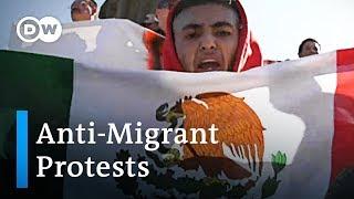 Anti-Immigrant protests spark violence in Tijuana | DW News