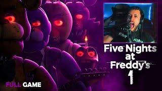 FNAF 1  Cinco Noches con Federico´s | Five Nights at Freddy's (Completo) #SalióCaldo