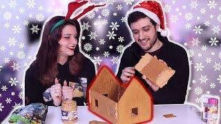 We "TRIED" to build a Gingerbread House ‍